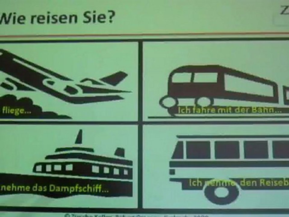 Deutsch lernen A1 Wie reisen Sie am liebsten?