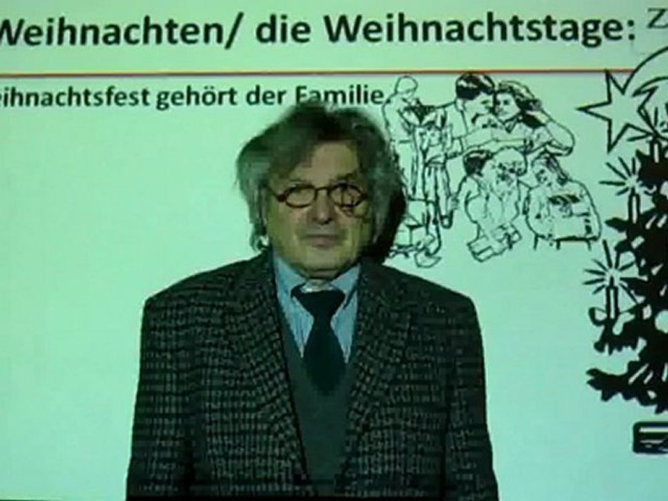 Deutsch lernen A1 Weihnachten 01