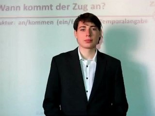 Deutsch lernen A1 - Wann kommt der Zug an?