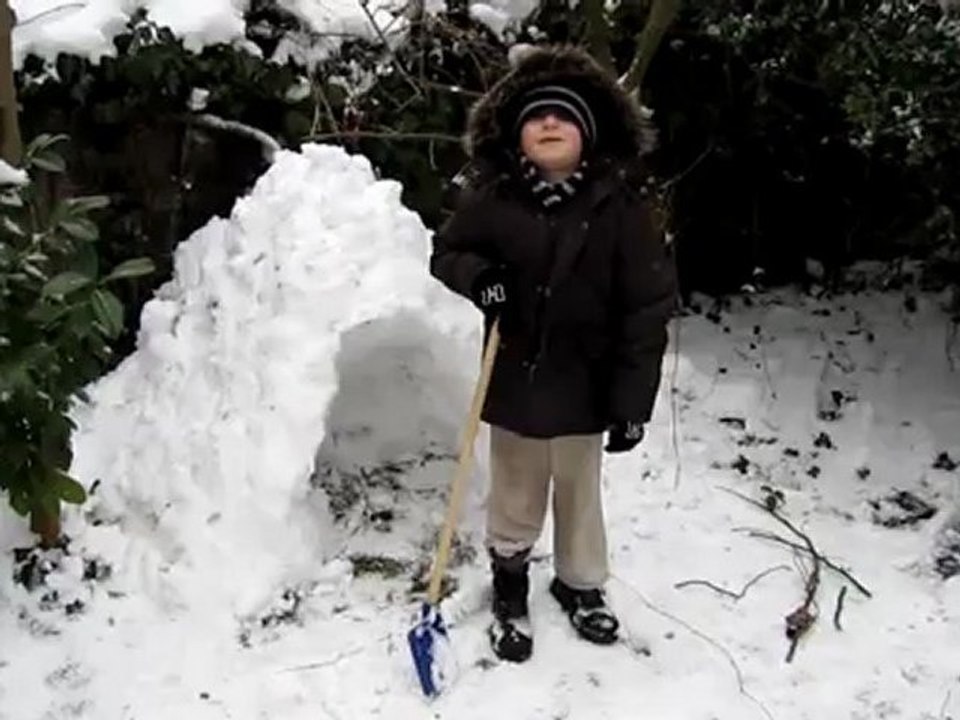 Deutsch lernen A1  erstes Schneehaus