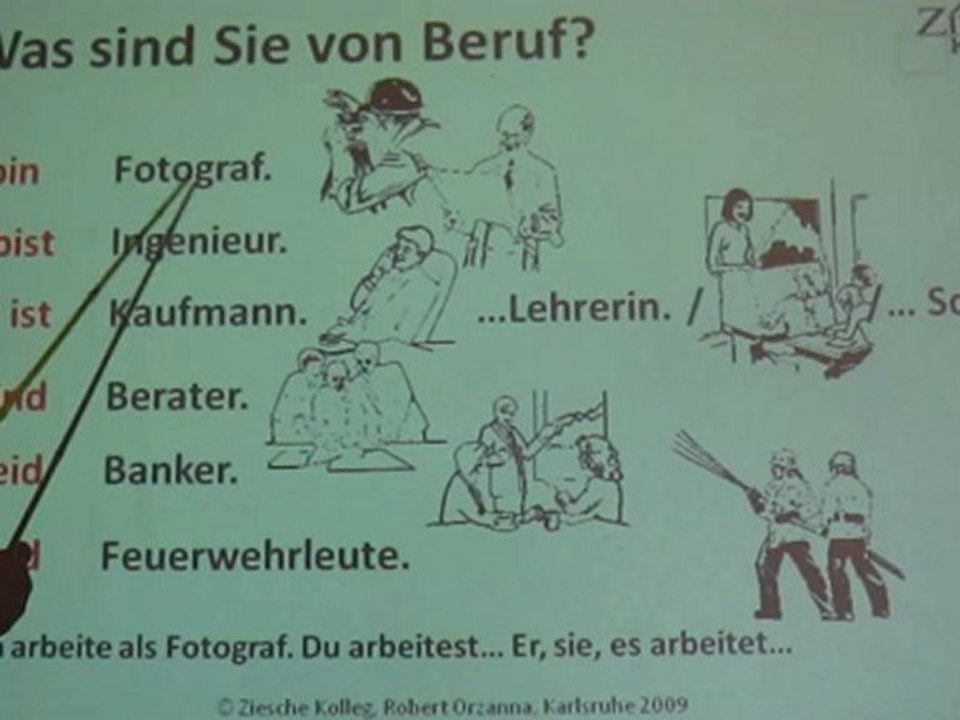 Deutsch lernen A1 - Beruf 01