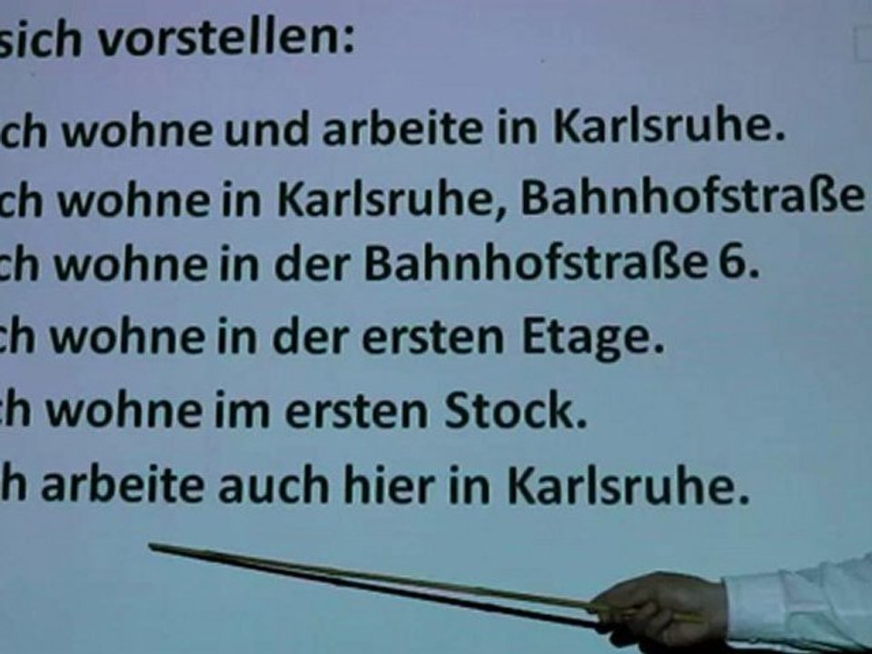 Deutsch lernen A1 -  'sich vorstellen' 2