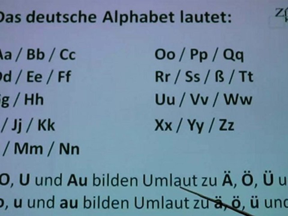 Deutsch lernen A1 - Alphabet | German alphabet for beginners