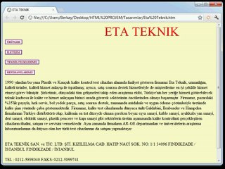 HTML Giriş