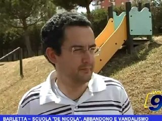Barletta | Scuola De Nicola, abbandono e vandalismo