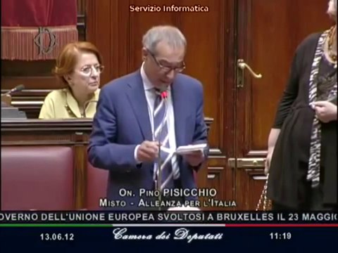 Pisicchio - «Bce intervenga su debito pubblico italiano» (13.06.12)