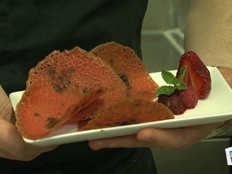 Cuisine : Recette de tuiles aux amandes et au chocolat