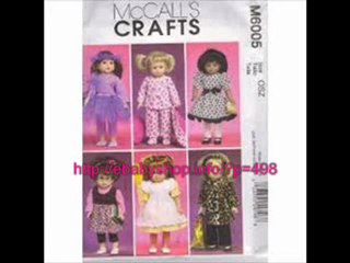 McCall’s Patterns M6005 Clothes and Accessories