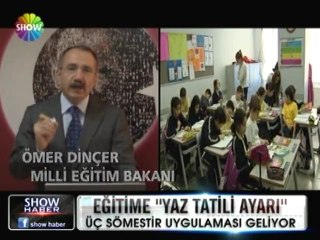Yaz tatili kısalıyor - 13 haziran 2012