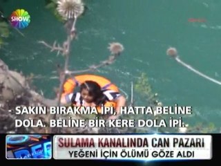 Yeğeni için sulama kanalına atladı - 13 haziran 2012