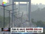 Fatih Sultan Mehmet köprüsü ve Haliç bakıma giriyor - 13 haziran 2012