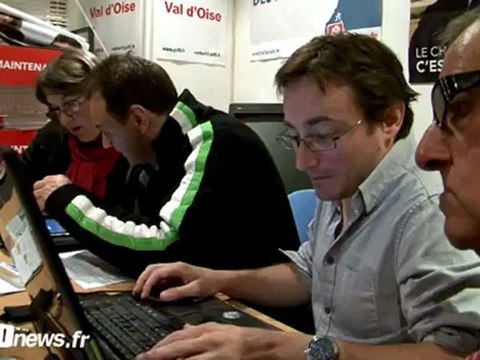 Soirée électorale du 1er tour des législatives sur la 6ème circonscription du Val d'Oise