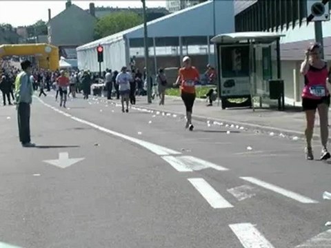 Semi Marathon Troyes 2012 Cam Fixe passage de 1h33 à 1h35