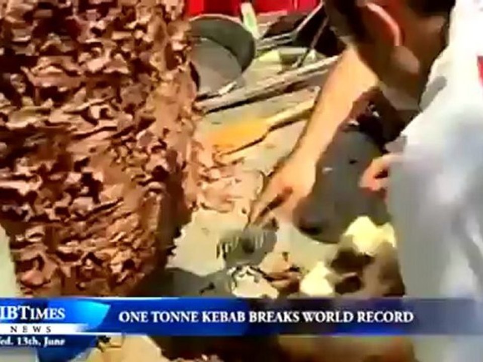 One Tonne Kebab Breaks World Record