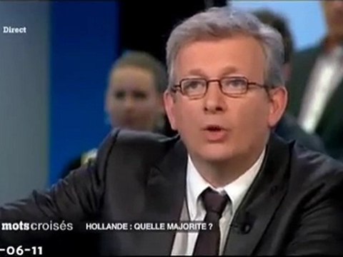 Interventions de Pierre Laurent sur le plateau de Mots Croisés le 11-06-2012