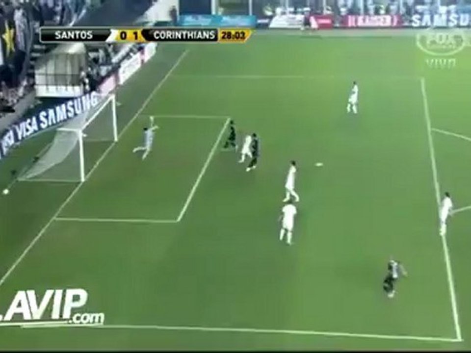 But splendide d'Emerson, Santos 0-1 Corinthians, demi-finale aller de la Copa Libertadores