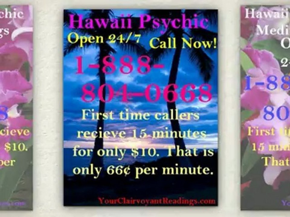 Best Cheap Hawaiian ESP Phone Phychic Medium Reading