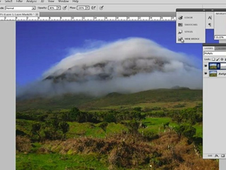 OSCURECER UNA FOTO CON PHOTOSHOP CS6