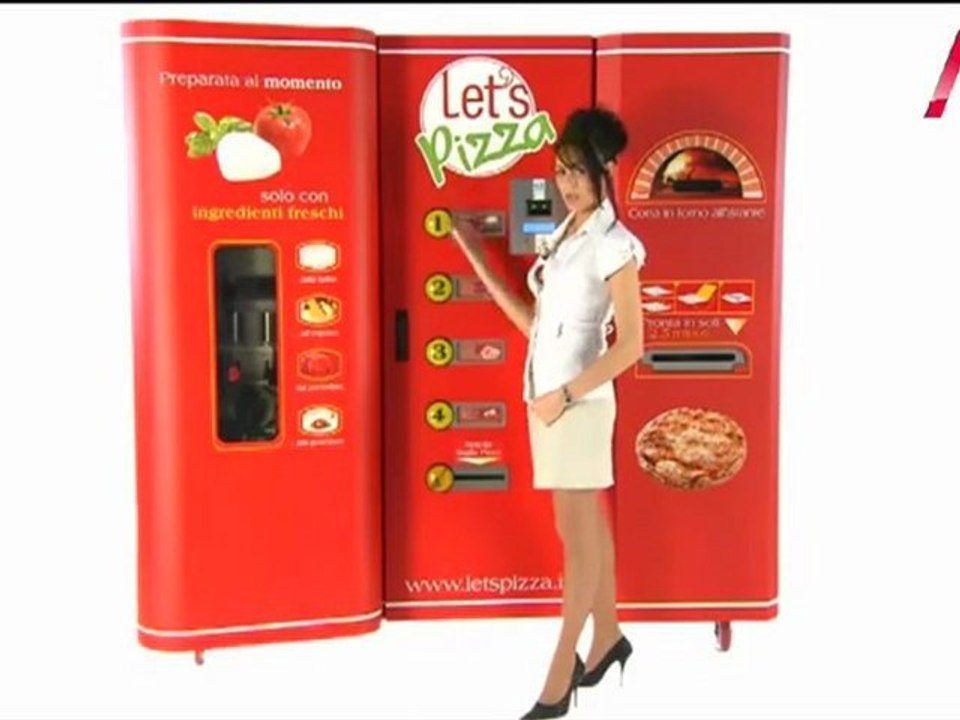 Distributeur automatique de pizzas fraîches