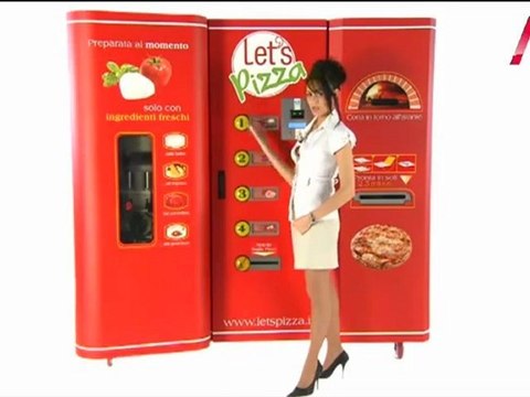 Distributeur automatique de pizzas fraîches