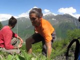 marche dans les montagnes georgienne en Svaneti