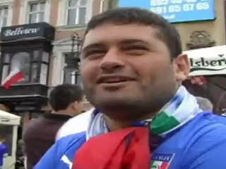 Tifosi azzurri sovrastati dai croati