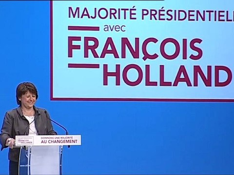 Discours de Martine Aubry lors du meeting au Zénith de Paris