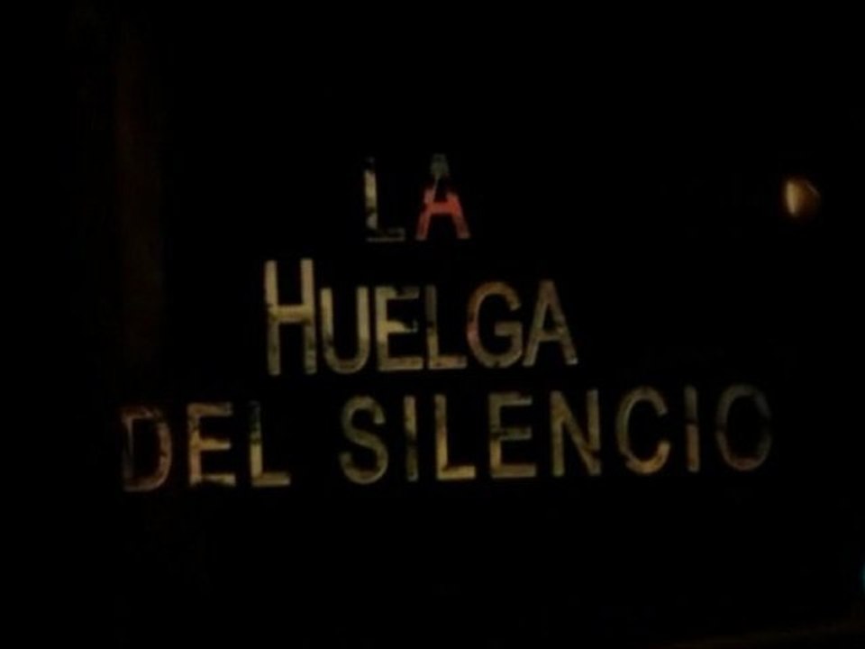 La huelga del Silencio.//by Leorrojo(Docum,TV)..