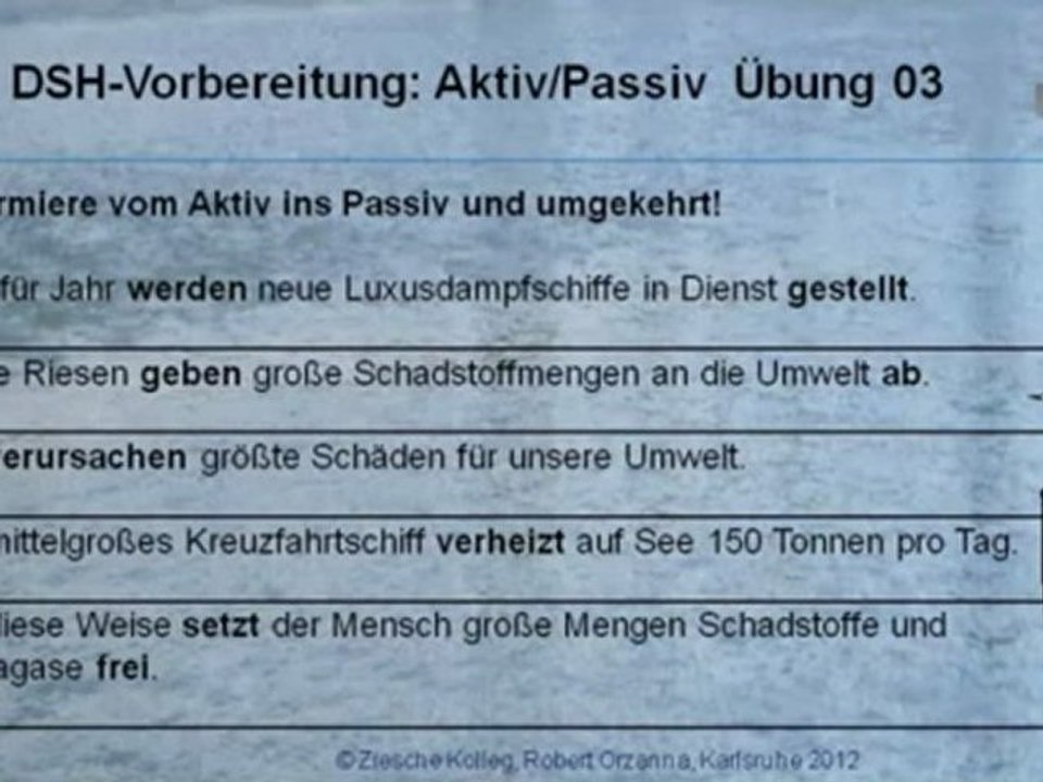 DSH-Vorbereitung Kap. 16 Aktiv/Passiv Üb.03