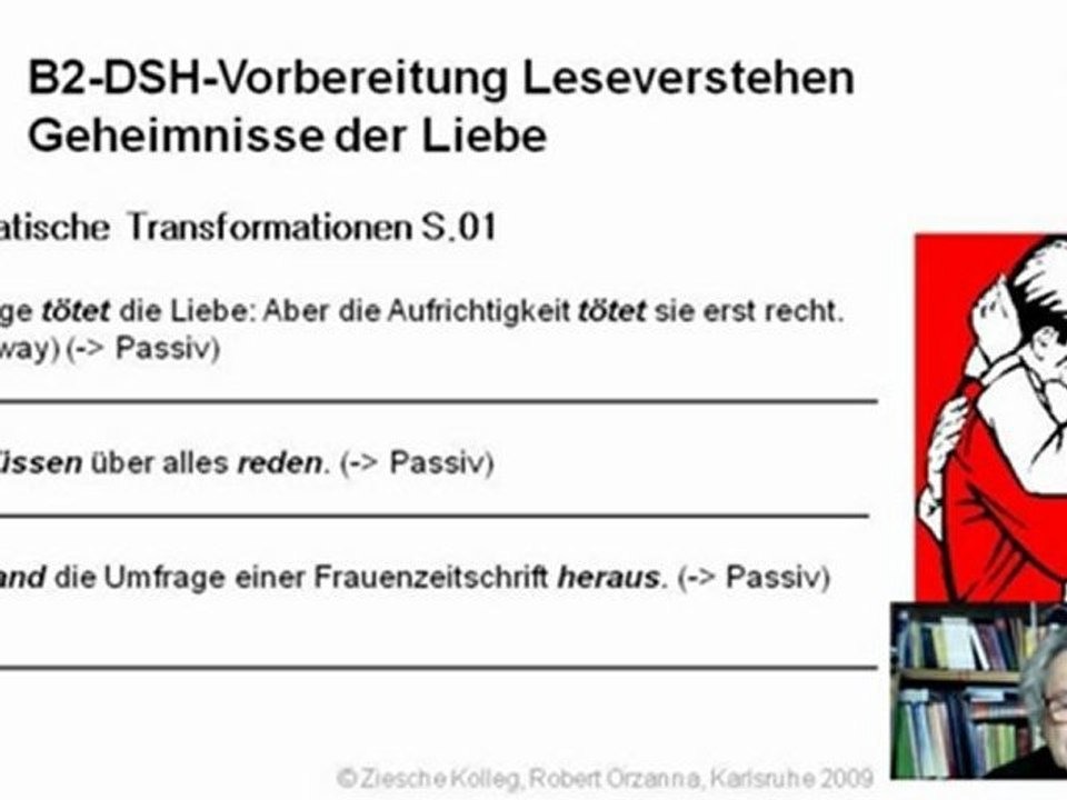 A2-DSH-Vorbereitung Grammatische Transformationen Passiv S.01