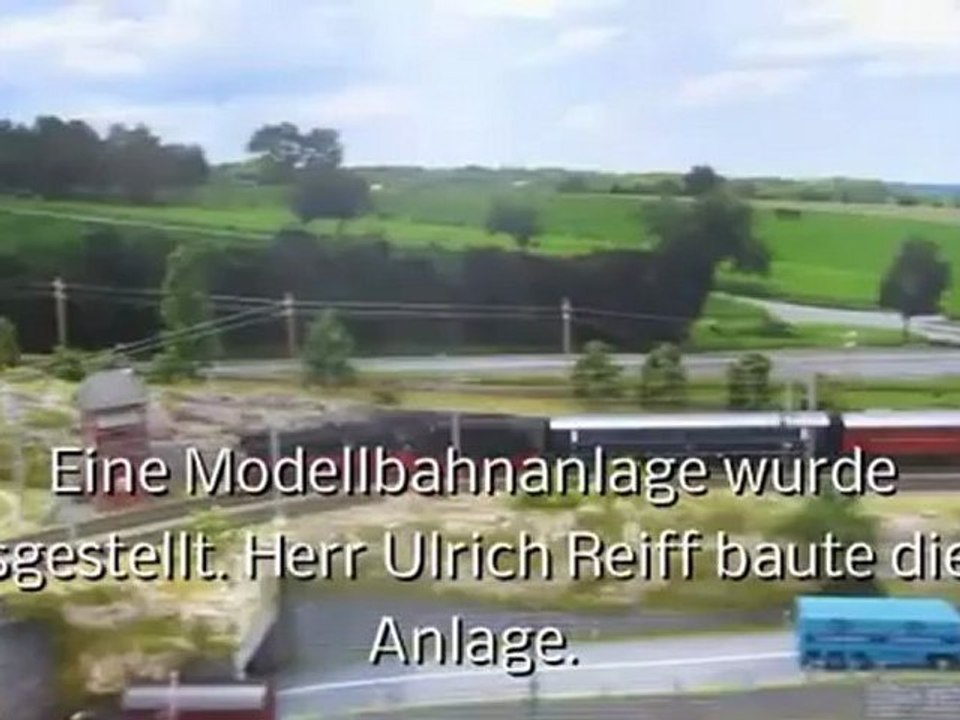 A2-lesetext und textproduktion modellbahnanlage
