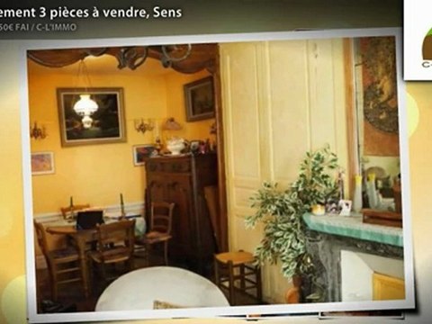 Appartement 3 pièces à vendre, Sens