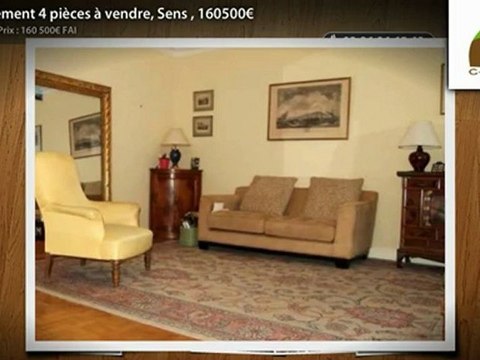 Appartement 4 pièces à vendre, Sens , 160500€