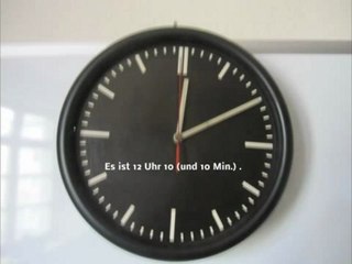 E-A1 Die offizielle Uhrzeit geht von 0-24 Uhr Lesetext