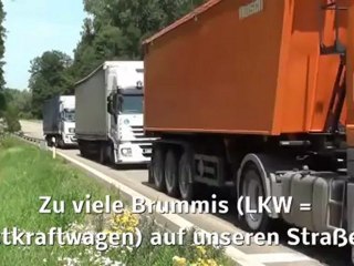 A2-DSH-Vorbereitung Brummis auf den Straßen