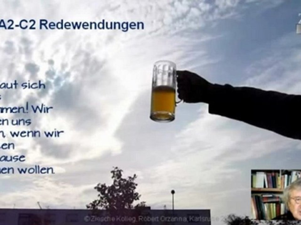 A2-C2 Hörverstehen Redewendung Da braut sich was zusammen