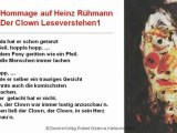 A2-B2 Leseverstehen Hommage auf Heinz Rühmanns Clown