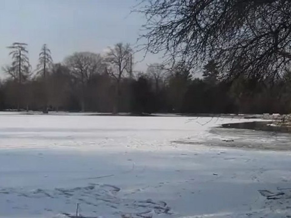 A1-b2 textproduktion winter zugefrorener see