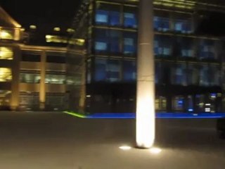 A1-B2 Textproduktion Wintereinbruch am ZKM VW Käfer Kunst