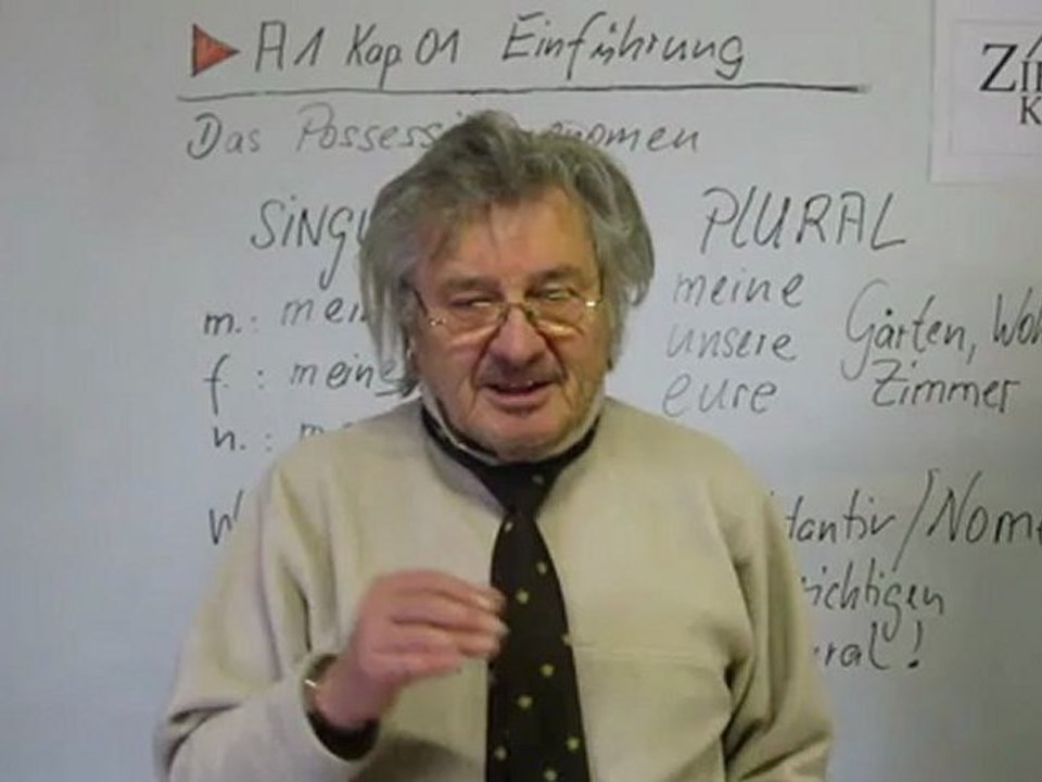 A1 Kap.01 der Possessivartikel Deklination im Nominativ