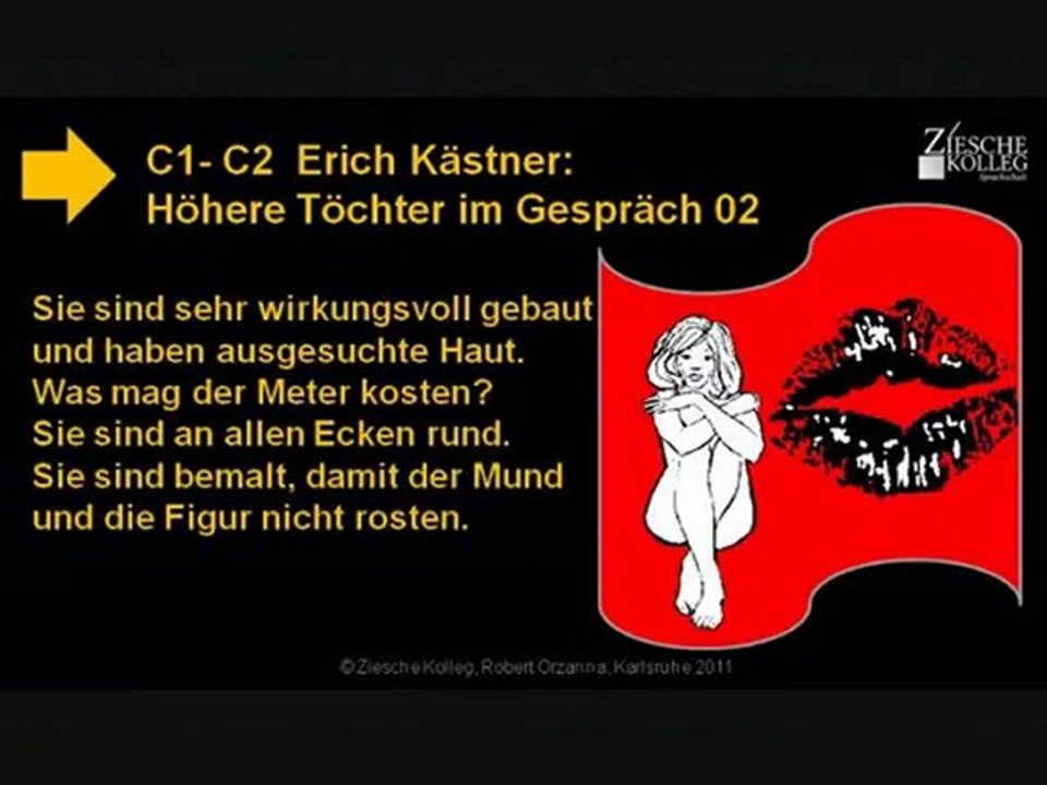 Ziesche-elearning C1-C2 Literatur E.Kästner höhere Töchter im Gespräch 02