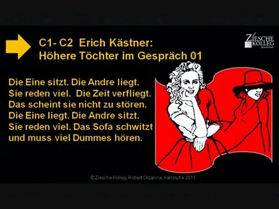 Ziesche-elearning C1-C2 Literatur E.Kästner höhere Töchter im Gespräch 01