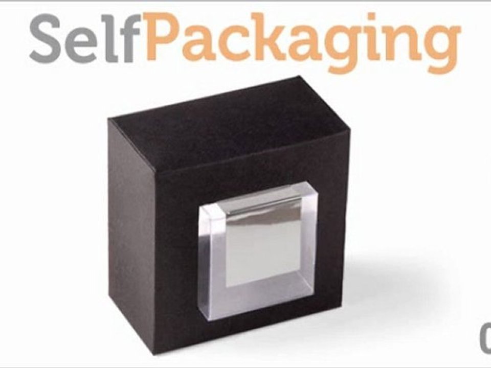 Petites boites carrées en plastique transparent | Comment faire paquet cadeau 0440 de SelfPackaging