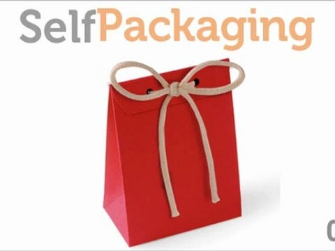 Sac cadeau rectangulaire facile à fabriquer | Comment faire boite 0436 de SelfPackaging