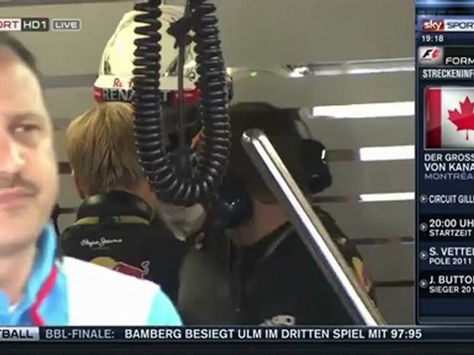 Canada 2012 Kimi Räikkönen SkySport Interview