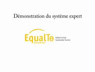 Démonstration du système expert Equalto