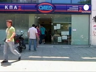 Greece jobless rate soars