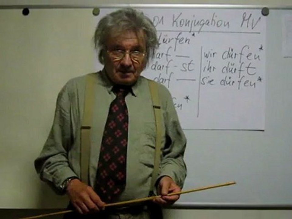 A1 Kap.01 Konjugation Modalverb 'dürfen'