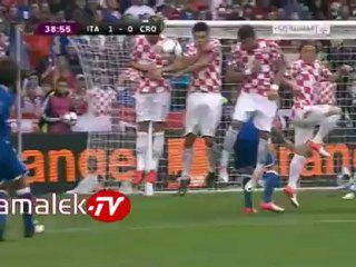 اهداف ايطاليا وكرواتيا 1-1 يورو2012