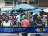 Transportistas de Maracaibo protestan contra la inseguridad
